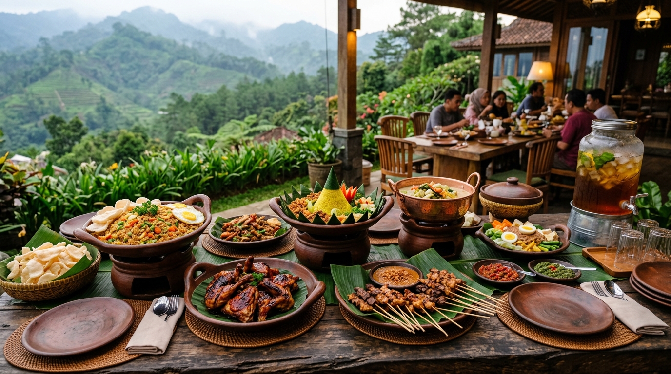 Layanan Catering Prasmanan Villa Elhafz Puncak